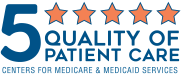 Centers for Medicare and Medicaid Services 5-Star Quality of Patient Care Rating